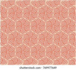 Abstract pattern vector. Floral design floral red on light red background. Simple design for print.