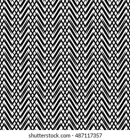 Abstract pattern vector graphic design. Zigzag pattern primitive basic ornament.