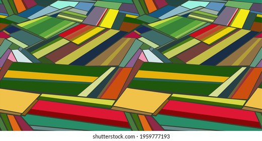 Abstract Pattern Vector Illustration Geometric Background Art