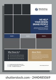 Abstract pattern vector modern flyers brochure annual report design templates stationery