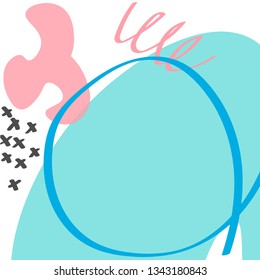 abstract pattern vector on white background