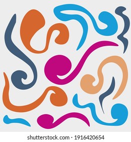 Abstract Pattern Vector. Perfect for Background, Textile, Print, etc