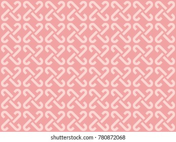 Abstract pattern vector. Seamless design light pink on pink background. Design print for wallpaper, textile, background.