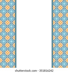 Abstract pattern with vintage ornament.