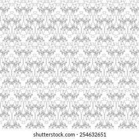 Abstract pattern in vintage style. Geometric seamless textured background.
