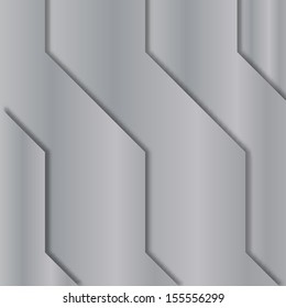 abstract pattern of volumetric metal plates