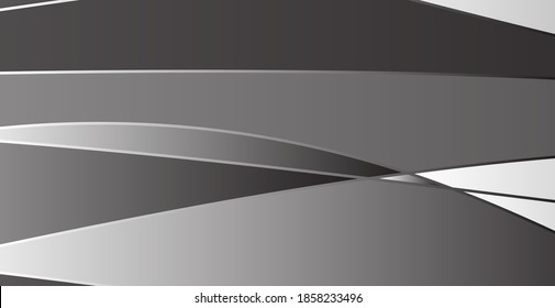 Abstract pattern wave background design. Hand drawn  curved lines. Vector illustration