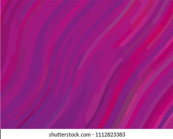 Abstract pattern with wave lines.  Minimal design. Blue-violet background. Colorful striped background. Geometric wavy backdrop. Vector illustration