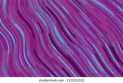 Abstract pattern with wave lines. Violet striped background. Minimal design. Geometric wavy backdrop. Vector illustration