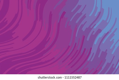 Abstract pattern with wave lines. Violet striped background. Minimal design. Geometric wavy backdrop. Vector illustration