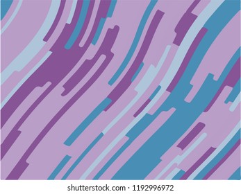 Abstract pattern with wave lines. Violet striped background. Minimal design. Geometric wavy backdrop. Vector illustration