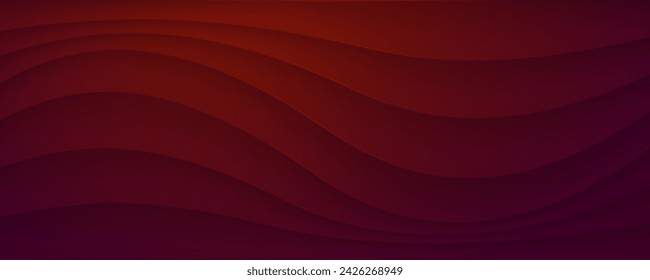 an abstract pattern of wave-like formations in varying shades of red	