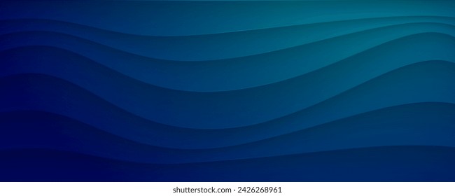 un patrón abstracto de formaciones onduladas en diferentes tonos de azul	