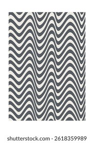 Abstract pattern of wavy horizontal lines in gray. Abstract texture background in gray