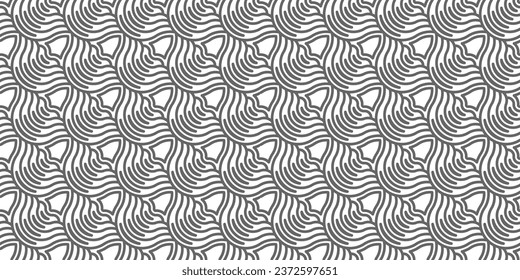 Abstract pattern of wavy lines. Seamless background for texture, textiles, packaging, clothing and creative design
