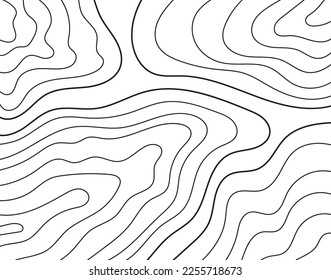 
Abstract pattern . Wavy lines of topographic design. Vector contour illustration.
