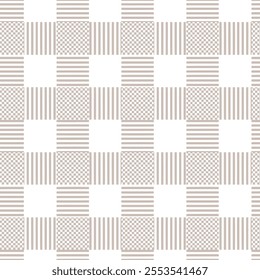abstract pattern weaving,Abstract Squares beige background Checkered Lattice Pattern stripes used for textile. 
