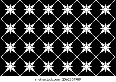 abstract pattern with white balls and black background, for gift wrapping and others