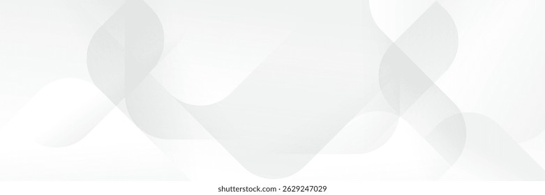 Padrão abstrato branco geométrico banner design fundo.