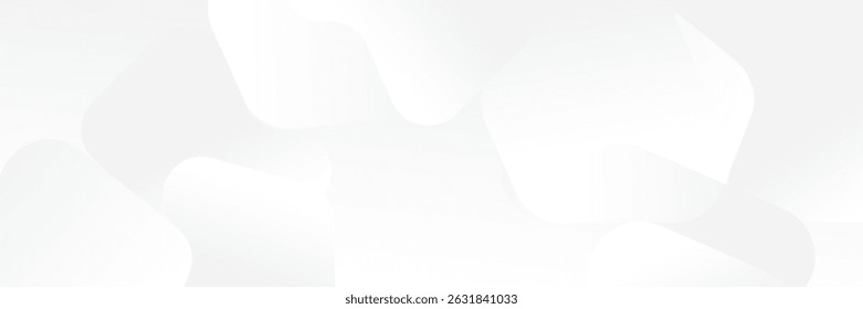 Abstract pattern white geometric banner design background.