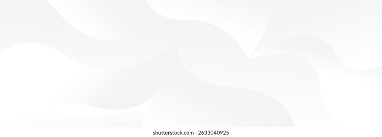 Abstract pattern white geometric banner design background.