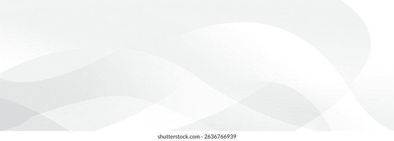 Abstract pattern white geometric banner design background.