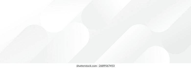Padrão abstrato branco geométrico banner design fundo.