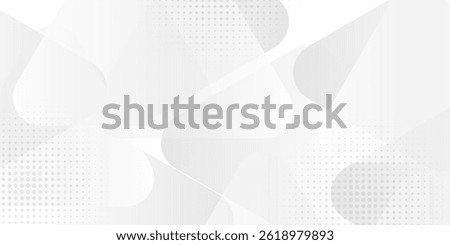 Abstract pattern white geometric banner design background. Halftone corner texture. Faded dot pattern for design prints.