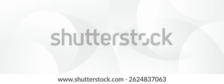 Abstract pattern white geometric banner design background.