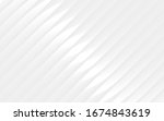 Abstract pattern. White and gray color background. Vector Design layout of shape paper cut. Motion Curved Line. Gradient stripes layers.