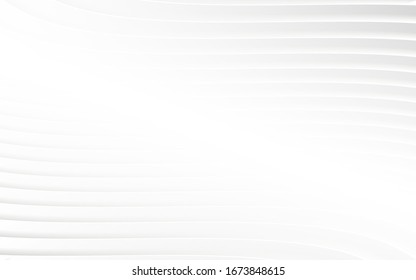 Abstract pattern. White and gray color background.  Vector Design layout of shape paper cut. Motion Curved Line. Gradient stripes layers.