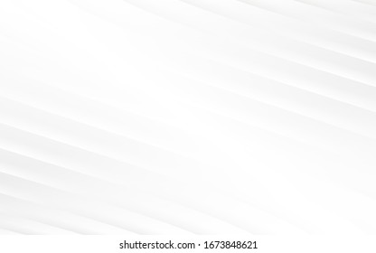  Patrón abstracto. Fondo de color blanco y gris.  Diseño vectorial de corte de papel de forma. Línea curvada en movimiento. Capas de rayas degradadas.