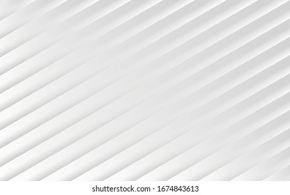  Abstraktes Muster. Weißer und grauer Hintergrund. Vektorillustration Design-Layout des Papierschnitts. Bewegung Kurven Linie. Farbverlauf-Streifen-Schichten.