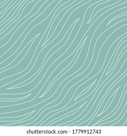 Abstract pattern of white thin lines on a blue-green background.