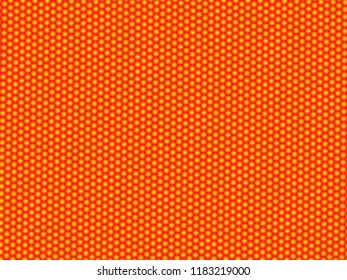 Abstract pattern. Yellow balls on red surface