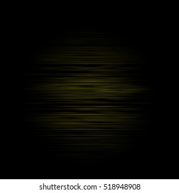 Abstract pattern of yellow lines on a black background. Empty grunge template texture for your design.