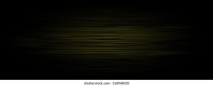 Abstract pattern of yellow lines on a black background. Empty grunge template texture for your design.