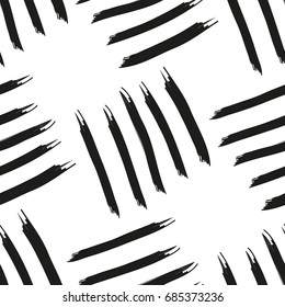 Abstract pattern for zebra stripes as seamless vector