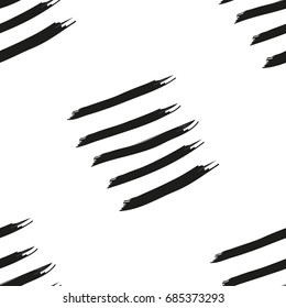 Abstract pattern for zebra stripes as seamless vector