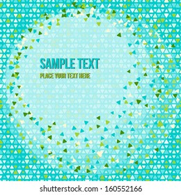Abstract patterned background with mixed small spots. Seamless vector background