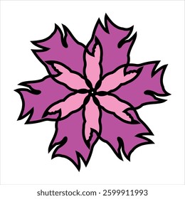 Abstract patterned ceramic or tile vector design with color combination