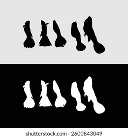 Abstract patterned ceramic or tile vector design with color combination