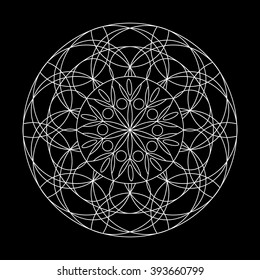 Abstract Patterned Design Element, Ethnic Symbol, vector