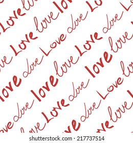 Abstract pattern.Romantic calligraphy wallpaper background.Love doodle note.Valentines textured.Endless background.Wedding invitation card in vector.Seamless vector illustration