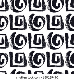 Abstract patterns Black swirls