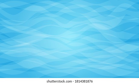 Abstract patterns the blue sea ocean vector background illustration