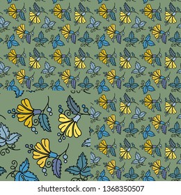 Abstract patterns color doodle Sketch