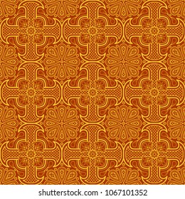 Abstract patterns Cross color doodles
