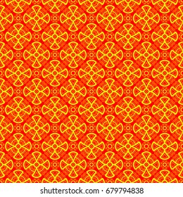 Abstract patterns Cross color doodles