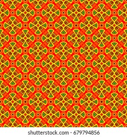 Abstract patterns Cross color doodles